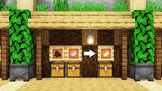 Minecraft HIDDEN Super Smelter Tutorial