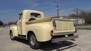 1949 Ford F1 pickup truck inspection look & drive Flathead V8 Offenhauser heads, Samspace81 Texas