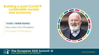 European SDG Summit 2021: Keynote Speech by Frans Timmermans