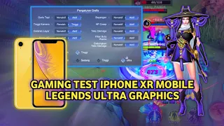 GAMING TEST IPHONE XR PLAY FANNY ULTRA GRAPHICS || GamePlay - Mobile Legends