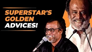 Superstar's Golden Advices! | Rajinikanth Speech Compilation | Kavithalayaa