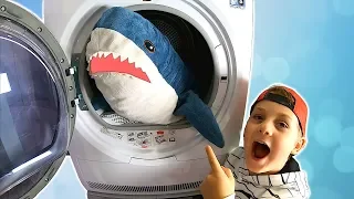 Pretend Play Washing Toys | TimKo Kid Helps Mommy with Washing Machine