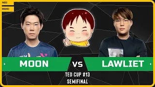 WC3 - TeD Cup 13 - Semifinal: [NE] Moon vs LawLiet [NE]