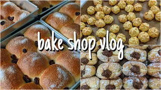 A DAY IN THE LIFE OF A BAKER | creampuff/bomboloni/buns/cookies