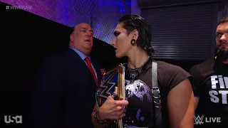 Paul Heyman confronts Rhea Ripley - WWE RAW 4/17/2023