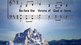 Before The Throne of God, Acapella.