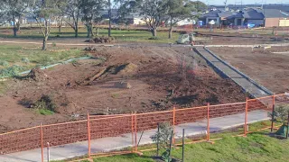 Seventh Bend Southern Park Construction Progress Timelapse Video