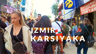 Izmir City Center Karsiyaka 2023 Walking Tour | 4K UHD 60fps