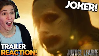 ZACK SNYDER'S JUSTICE LEAGUE - Official Trailer Reaction!!! (Joker looks AWESOME)