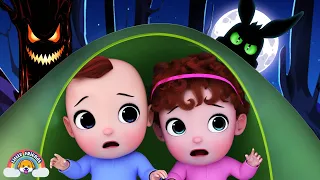 Monsters in the Dark | Camping Song + More Nursery Rhymes & Kids Songs | Little Friends