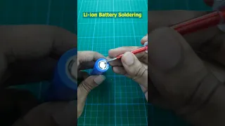 How to Solder Lithium Battery | #shorts #soldering #diy #viral