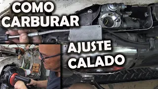 ✅ La CARBURARACIÓN y el CALADO + AVANCE del ENCENDIDO en un MOTOR de VESPA 2T  . Vlog 146