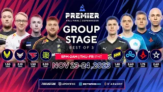 DAY 2 Group Stage | BLAST Fall Finals 2023 [ENG/FIL]