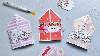 Tutorial Raffinierte Haus-Karte oder House-Fold-Card