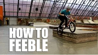 How to feeble grind BMX (Как сделать фибл гринд на БМХ) | Школа BMX Online #14