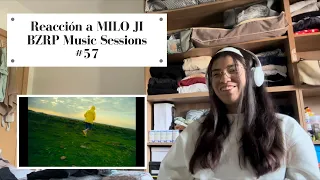 Reacción a MILO JI BZRP Music Sessions #57