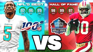 The NFL's Best vs. Hall Of Fame, But It's Madden