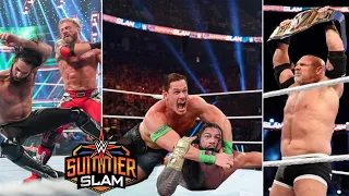 WWE SummerSlam 15th August 2021 Highlights, Roman reigns vs. John Cena | Goldberg Vs. Bobby Lashley