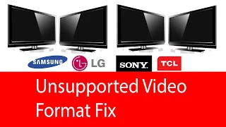 Video not playing on TV USB fix - Video Format not supported on TV fix