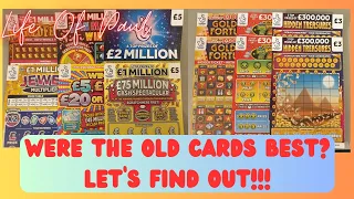 Old School scratch cards. 2 retro videos so that you can relive the old days.