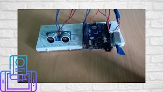 Controlling DC motor with ultrasonic sensor.