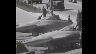 Swiss Venoms exercise on A1 highway at Oensingen in 1970