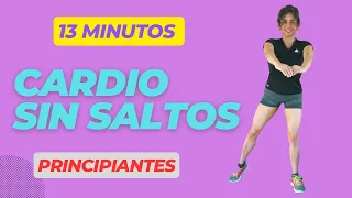 CARDIO SIN SALTOS / QUEMA CALORÍAS EN CASA /  12 minutos 🔥