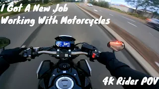 The Rain Has Stopped! Let's Ride | I Got A New Job | Honda CB650R
