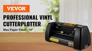 VEVOR 14 In Vinyl Cutter Machine Label Sign Cutting Plotter Tool Kit SignMaster