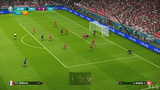 eFootball PES 2021 - France vs Switzerland - UEFA EURO 2020 Gameplay (PS5 UHD) [4K60FPS]