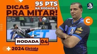 CARTOLA FC 2024 | RODADA 4 | TIME PRINCIPAL PRA MITAR