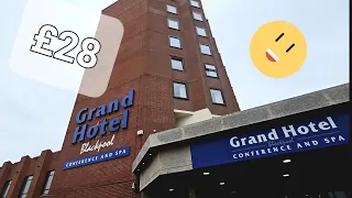 The Grand Hotel Blackpool Room & Hotel tour - We Stayed for less than £30!!!! What a bargain!!