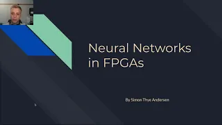 Simon Thye Andersen: Neural Networks in FPGAs