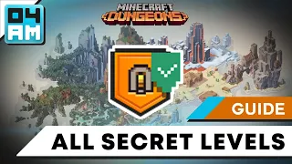 How To Find & Unlock ALL SECRET Missions or Levels in Minecraft Dungeons