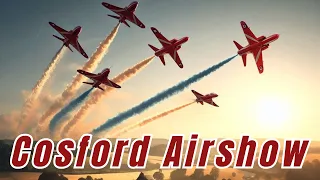 RAF Cosford Air Show 2023 - Red Arrows & Eurofighter Typhoon Display