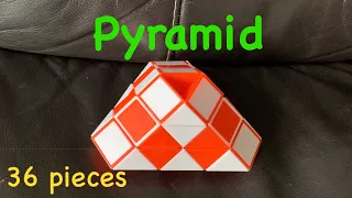 Rubik’s Twist 36 or Snake Puzzle 36 Tutorial: How to Make a Pyramid Shape step by Step, Slow