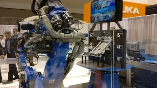 IMTS 2018 - Yaskawa Motoman - Dual Robot Spot Welding