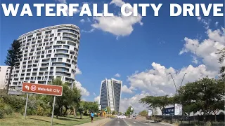 Waterfall City - Driving in a beautiful area - Johannesburg, South Africa