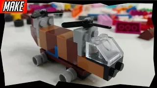 CH-47 Chinook HELICOPTER  - LEGO MOC in 5-Minute craft Challenge Aviation Month DIY