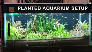 How to setup a planted Aquarium Full Video | Aquascaping, Planted tank setup Tamil