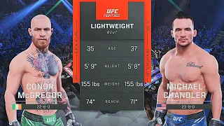 Conor McGregor Vs. Michael Chandler : EA Sports UFC 5 Simulations : UFC 5 Gameplay (PS5)