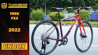 TREK FX3 DISC RED 2022 | UNBOX | TUANBIKER