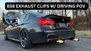 BMW 340i B58 EXHAUST SOUNDS (REVS/ACCELERATION/POV)