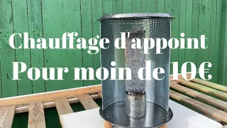 #chauffage d’appoint fait maison