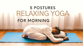 5 Relaxing Yoga Postures for Beginners | Daily Yoga Practice | YOGA WITH AMIT