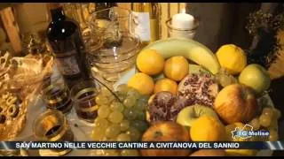 San Martino nelle vecchie cantine a Civitanova del Sannio