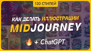 🔥 Гайд по иллюстрациям в Midjourney + ChatGPT