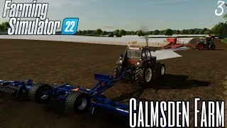 LOADS OF FIELD WORK | CALMSDEN FARM FS22 TIMESLAPSE#3