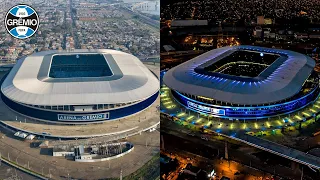 ARENA DO GRÊMIO: A mais moderna da América Latina, e única do Brasil nota 5 na UEFA!