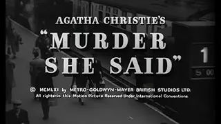 Murder She Said theme and opening titles - Miss Marple